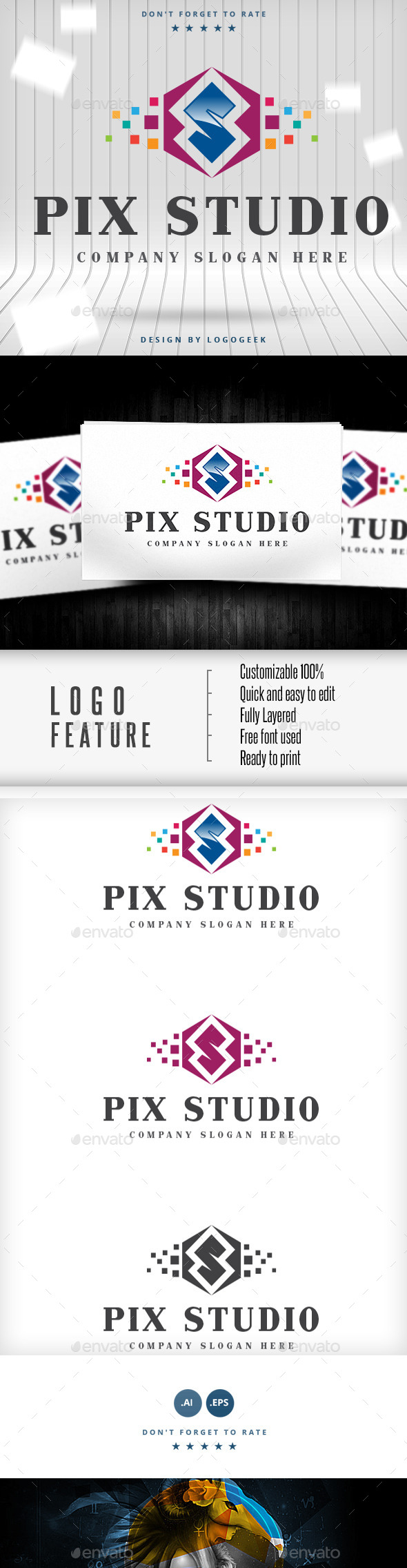 GraphicRiver Pix Studio Logo 9309059 GraphicRiver Pix Studio Logo 9309059