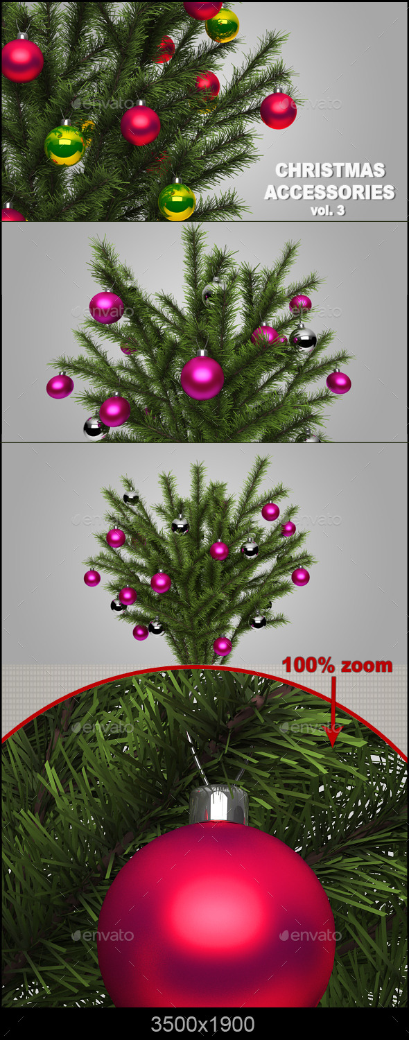GraphicRiver Christmas Accessories Vol.3 9309828 GraphicRiver Christmas Accessories Vol.3 9309828