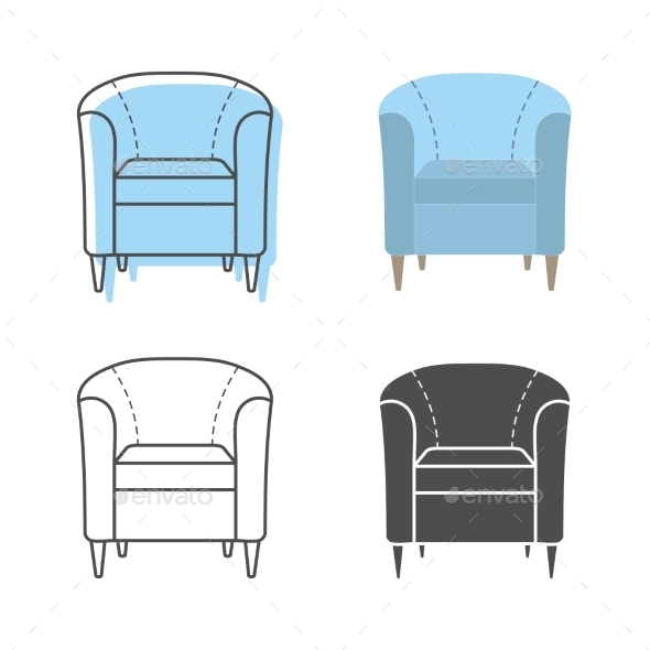 GraphicRiver Armchairs 9310743 GraphicRiver Armchairs 9310743