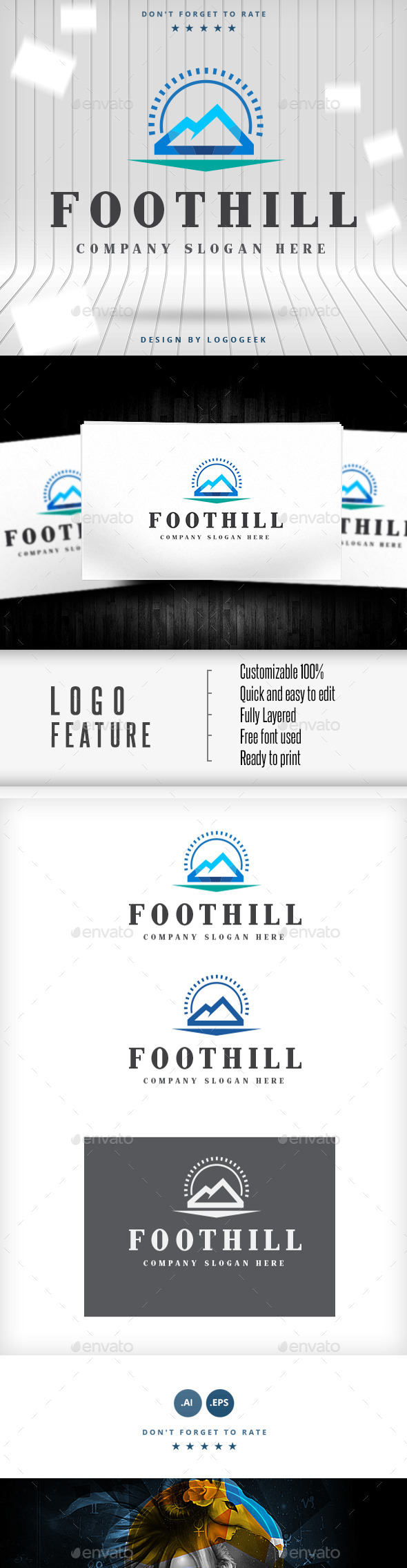 GraphicRiver Foothill Logo 9311741 GraphicRiver Foothill Logo 9311741