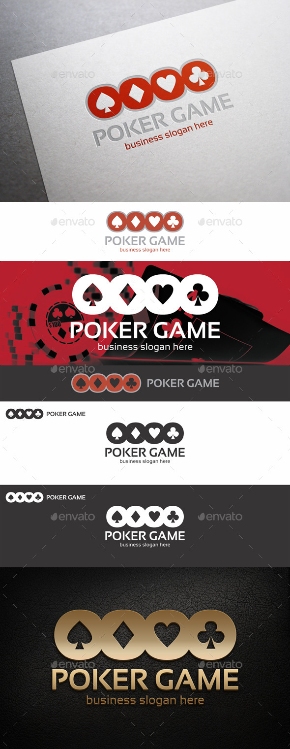 GraphicRiver Poker Game Logo 9311748 GraphicRiver Poker Game Logo 9311748