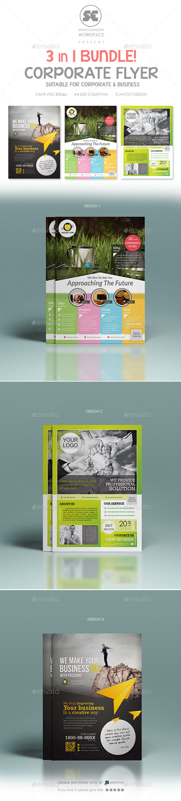 GraphicRiver Multi Purpose Corporate Flyer Bundle 9312339 GraphicRiver Multi Purpose Corporate Flyer Bundle 9312339