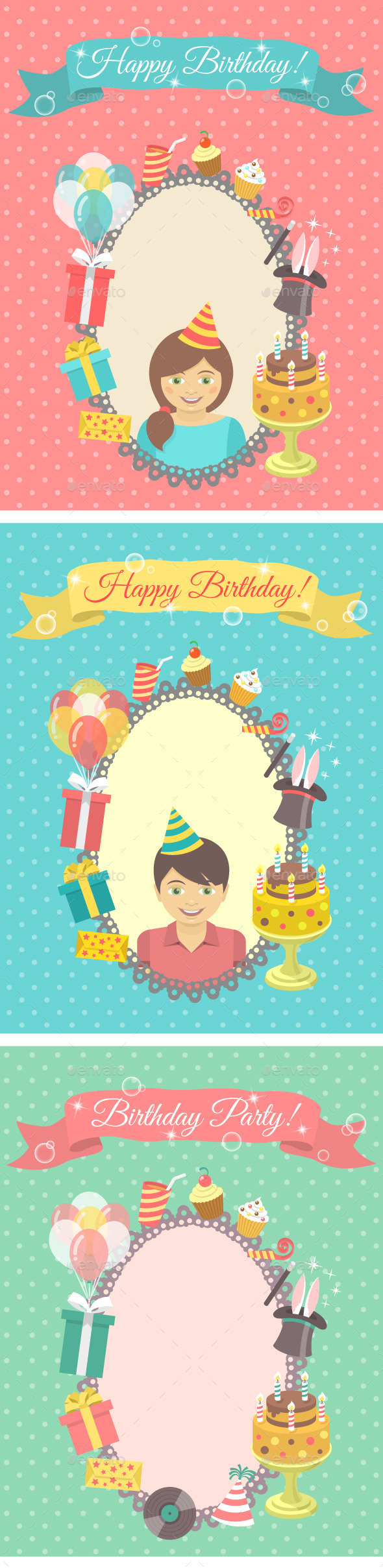 Happy Birthday Cards Collection (Birthdays)