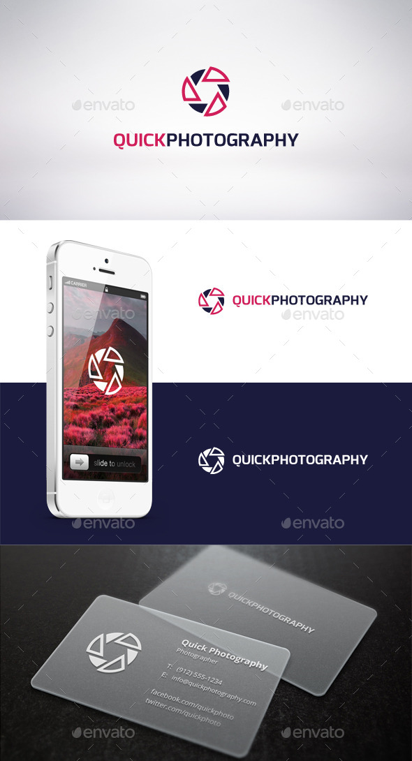 GraphicRiver Quick Photography Logo Template 9315344 GraphicRiver Quick Photography Logo Template 9315344