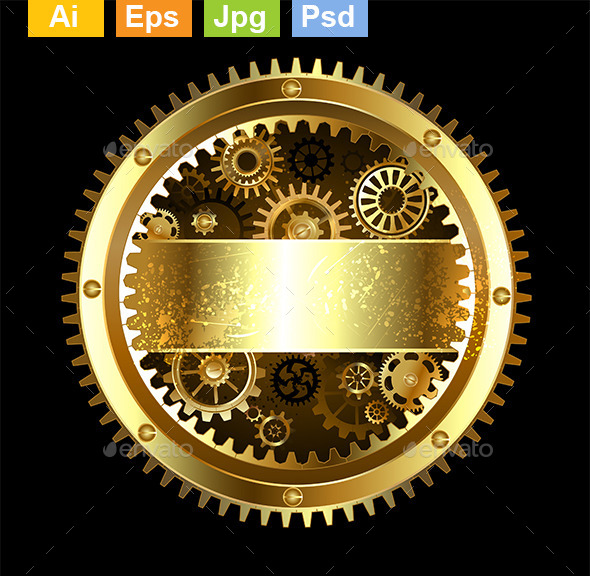 GraphicRiver Round Mechanical Banner 9318619 GraphicRiver Round Mechanical Banner 9318619