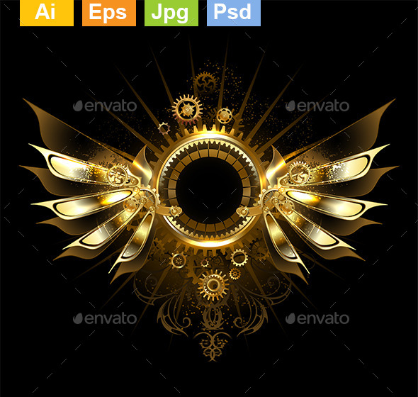GraphicRiver Mechanical Wings 9318623 GraphicRiver Mechanical Wings 9318623