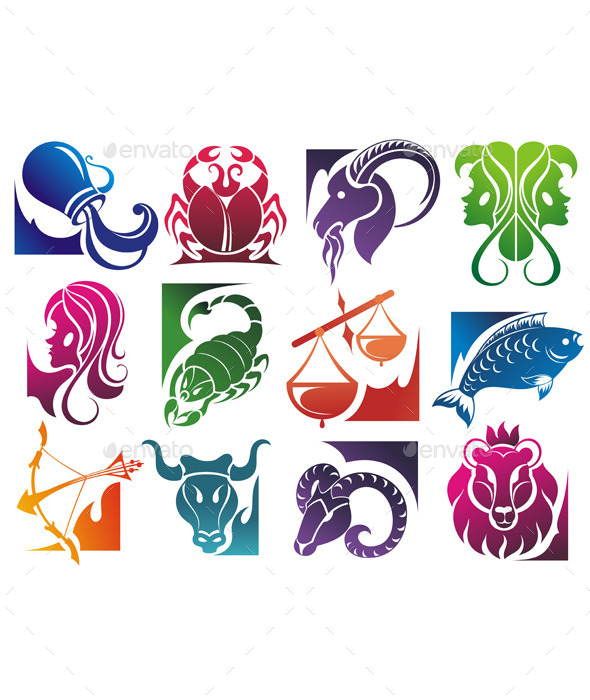 GraphicRiver Set of Zodiac Symbols 9319146 GraphicRiver Set of Zodiac Symbols 9319146