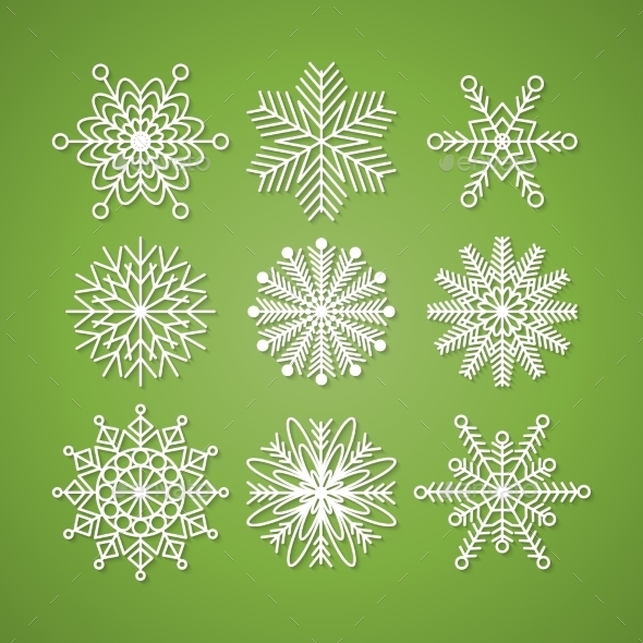GraphicRiver Collection of Snowflakes 9319294 GraphicRiver Collection of Snowflakes 9319294