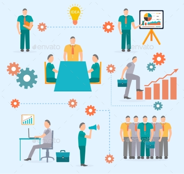 GraphicRiver Business Start Idea Teamwork Concept 9319451 GraphicRiver Business Start Idea Teamwork Concept 9319451