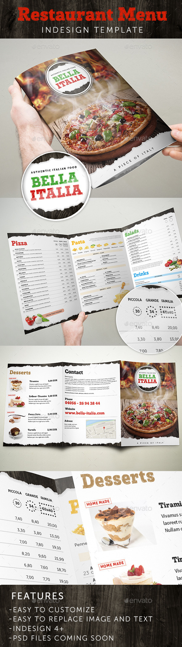GraphicRiver Italian Menu Folder 9276228 GraphicRiver Italian Menu Folder 9276228