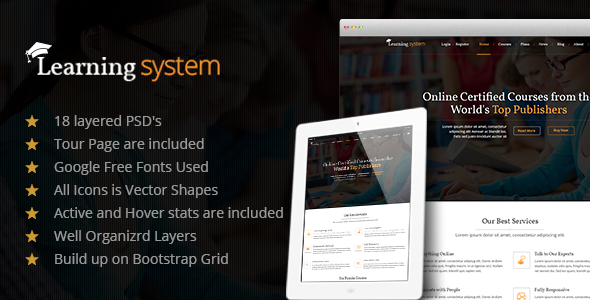 Learning System PSD Template