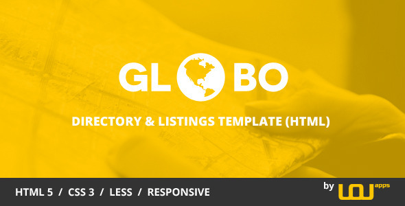 ThemeForest Globo Directory & Listings HTML Template 9321666 ThemeForest Globo Directory & Listings HTML Template 9321666