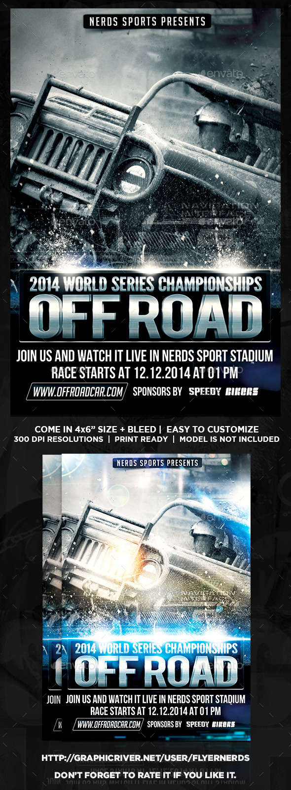 GraphicRiver Car Off Road Competition Flyer 9321725 GraphicRiver Car Off Road Competition Flyer 9321725