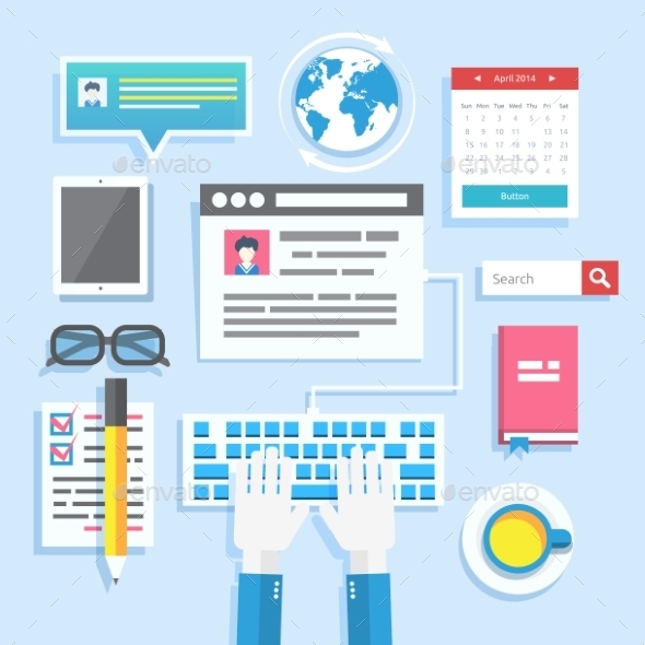GraphicRiver Blogging and Writing for Website 9322957 GraphicRiver Blogging and Writing for Website 9322957