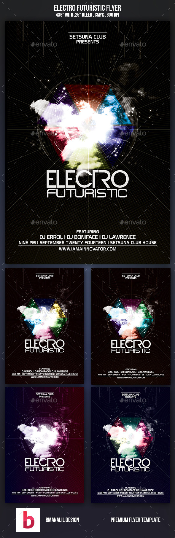GraphicRiver Electro Futuristic Flyer 9323053 GraphicRiver Electro Futuristic Flyer 9323053