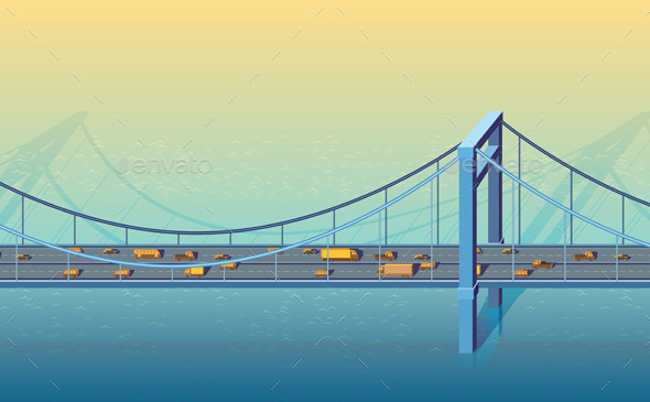 GraphicRiver Large Bridge 9323209 GraphicRiver Large Bridge 9323209