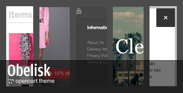 Obelisk Responsive Opencart Fashion Theme