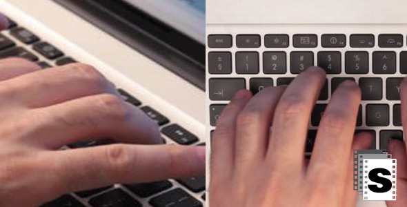 Businessman Typing On Laptop Businessman Typing On Laptop