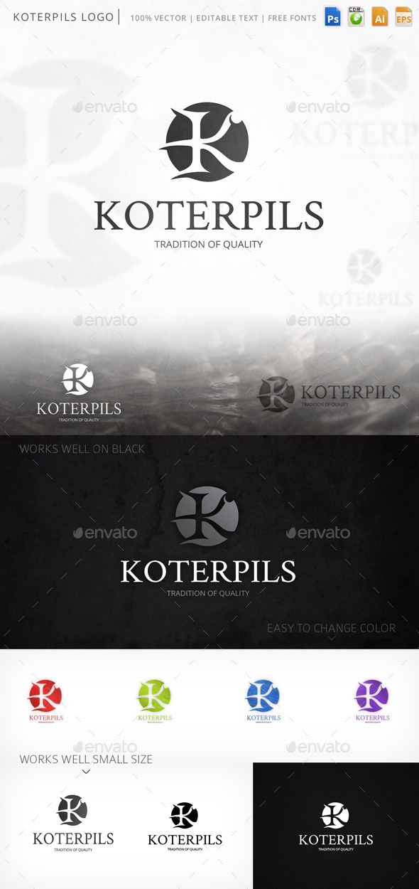 GraphicRiver Koterpils Logo 9323327 GraphicRiver Koterpils Logo 9323327