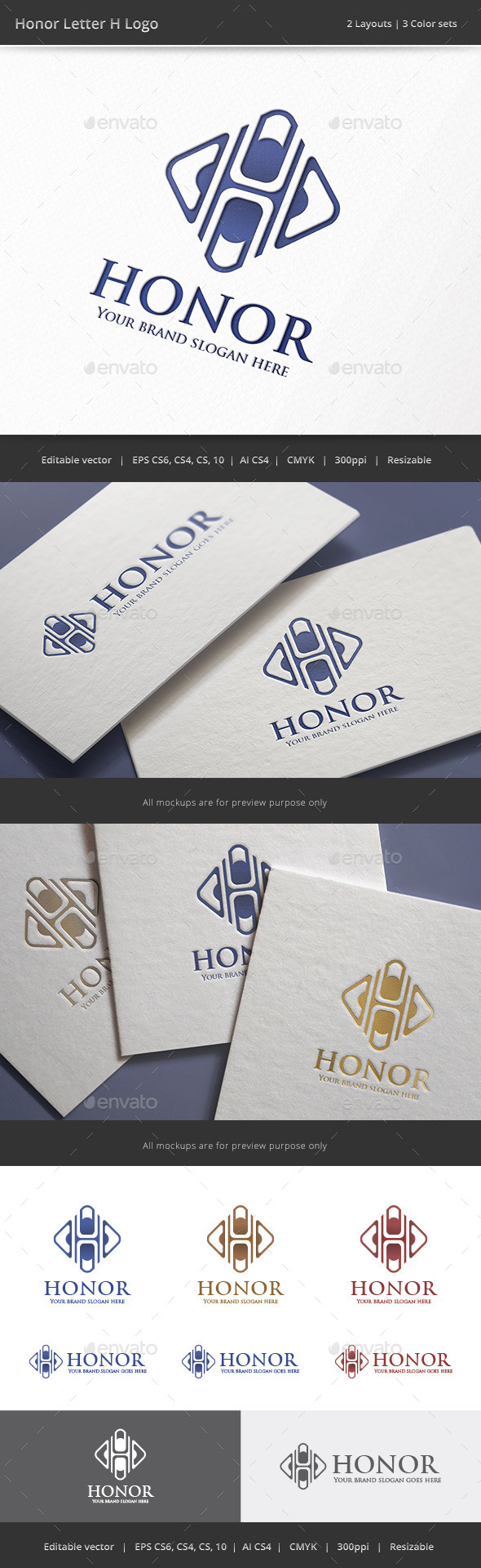 GraphicRiver Honor Letter H Logo 9323356 GraphicRiver Honor Letter H Logo 9323356