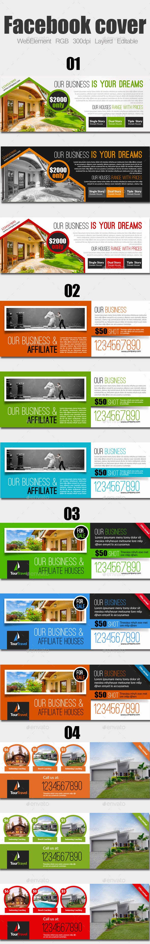 GraphicRiver Real Estate Facebook Covers Bundle 9323772 GraphicRiver Real Estate Facebook Covers Bundle 9323772