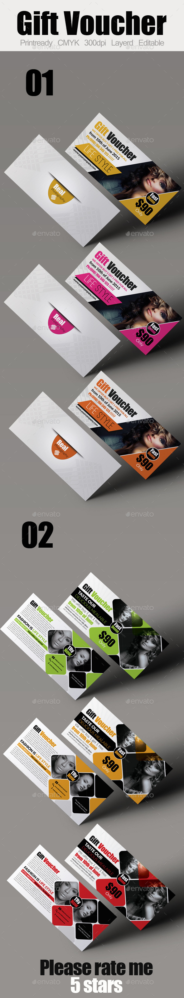 GraphicRiver Multi Use Business Gift Voucher Bundle 9324102 GraphicRiver Multi Use Business Gift Voucher Bundle 9324102