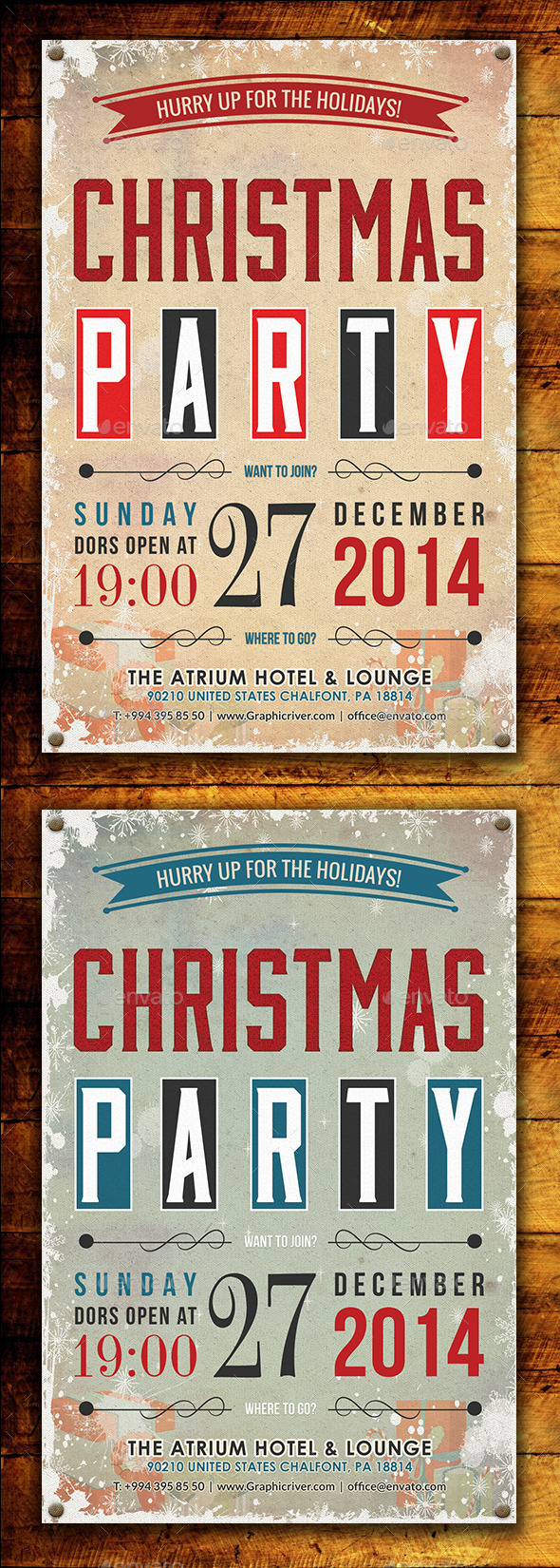 GraphicRiver Christmas Party Flyer Template 9279999 GraphicRiver Christmas Party Flyer Template 9279999