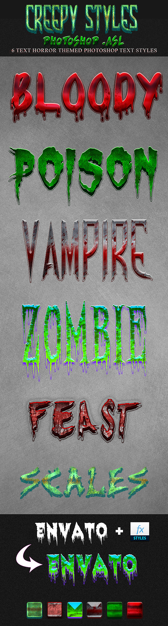 Creepy Halloween Text Styles Creepy Halloween Text Styles