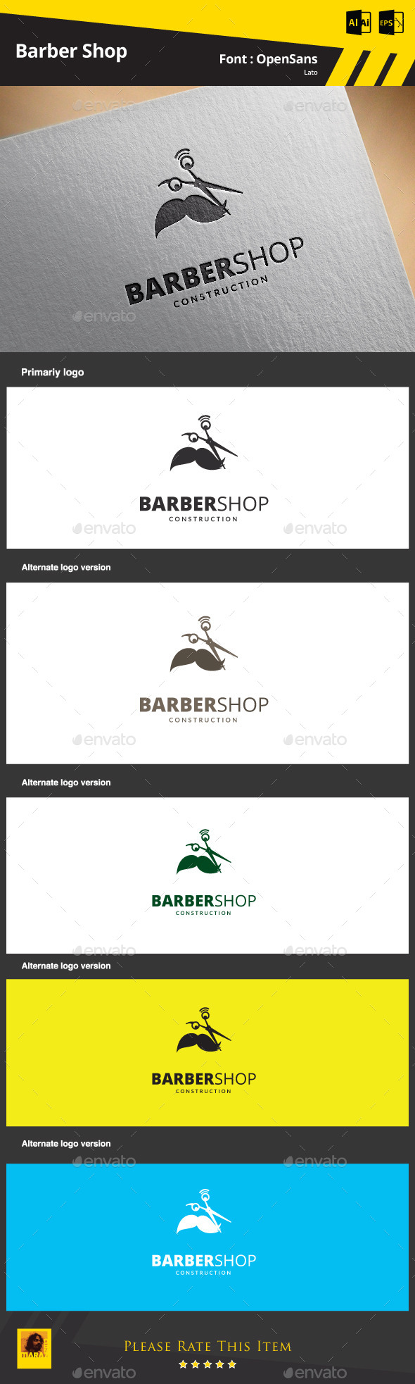 GraphicRiver Barber Shop 9325406 GraphicRiver Barber Shop 9325406