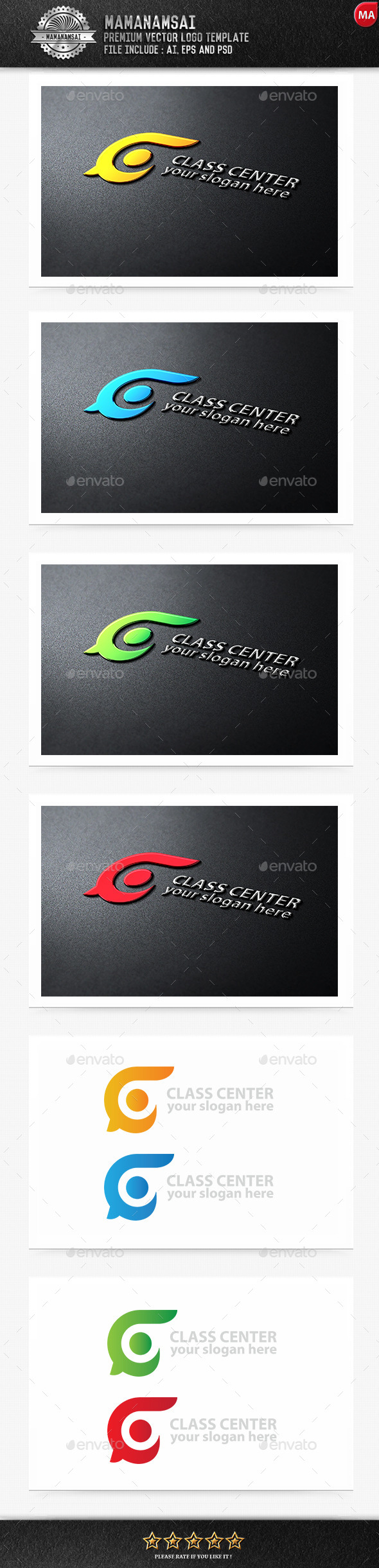 GraphicRiver Class Center Logo 9325783 GraphicRiver Class Center Logo 9325783
