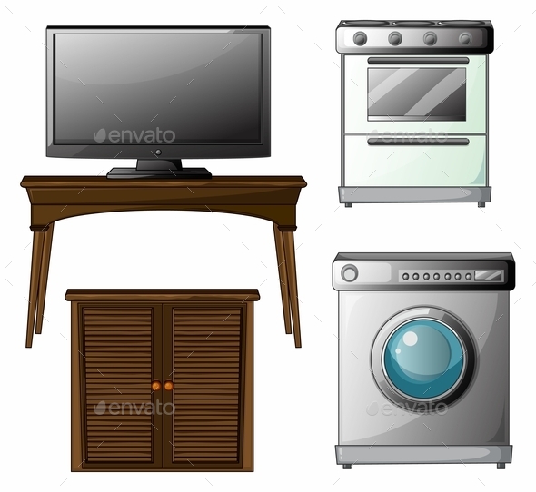 GraphicRiver House Appliances 9326907 GraphicRiver House Appliances 9326907