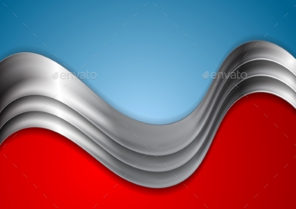 GraphicRiver Metal Wave Background 9327017 GraphicRiver Metal Wave Background 9327017