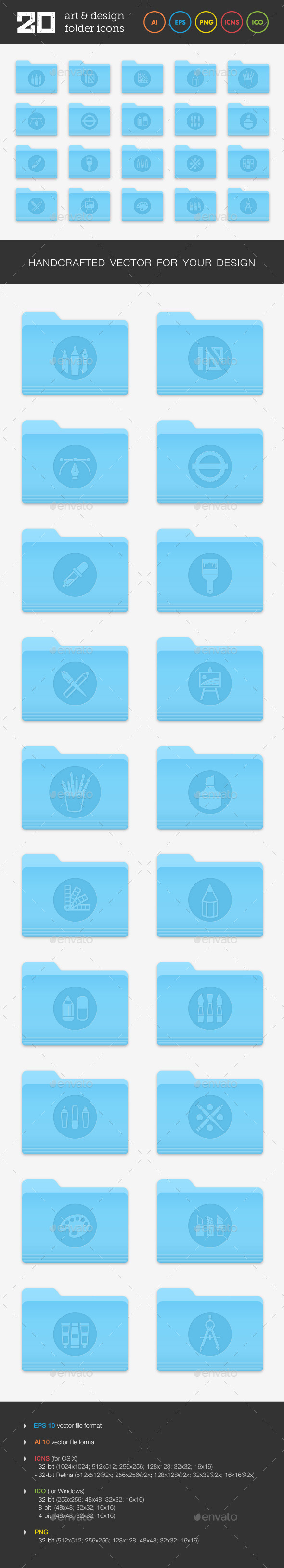 GraphicRiver Art and Design Folder Icons Set 2 9304174 GraphicRiver Art and Design Folder Icons Set 2 9304174