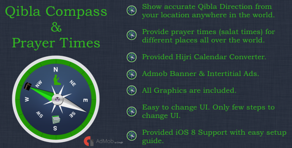 CodeCanyon Qibla Compass & Islamic Prayer Times 9253502 CodeCanyon Qibla Compass & Islamic Prayer Times 9253502