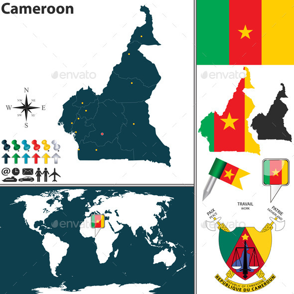 Map of Cameroon (Travel)