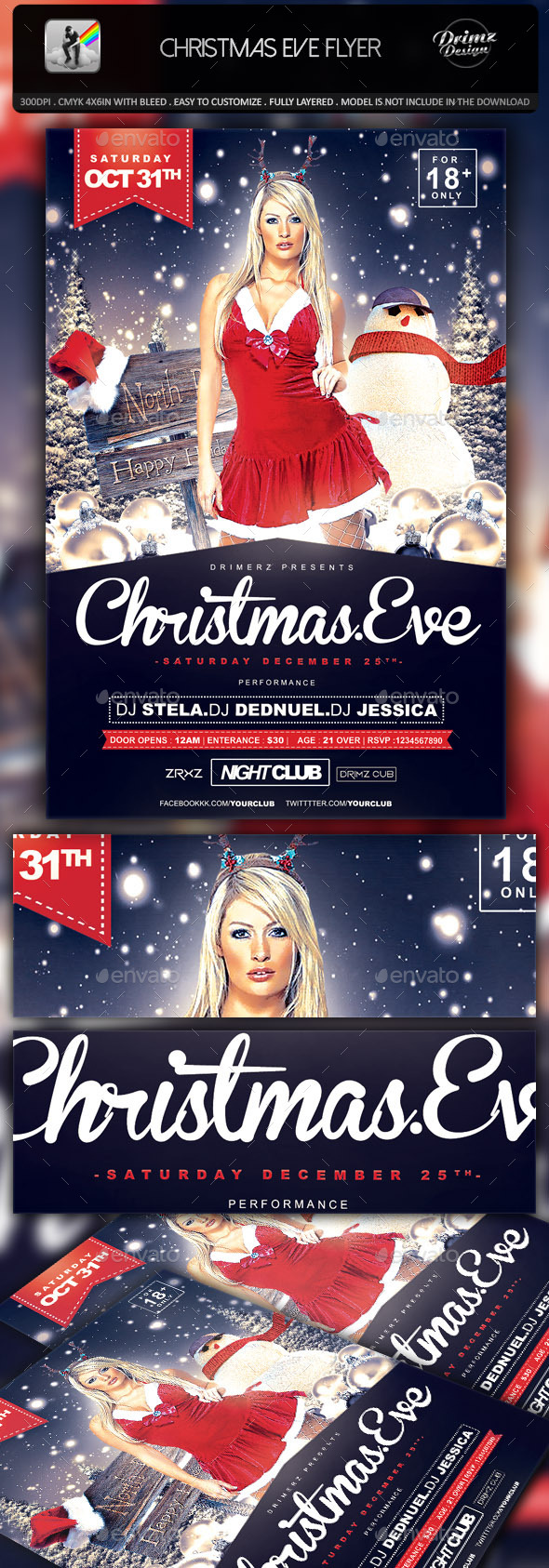 Christmas Eve Flyer (Holidays)