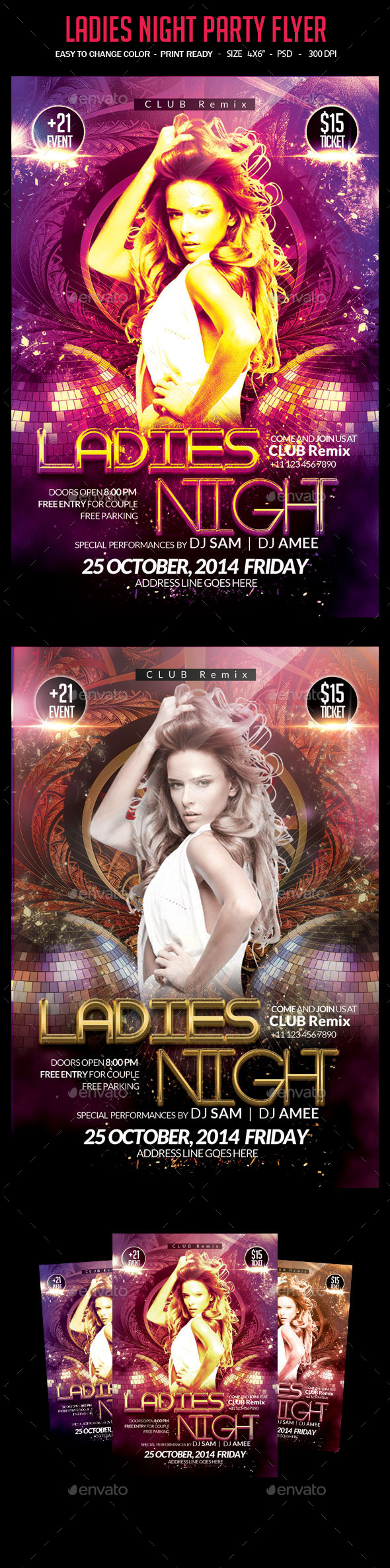 Ladies Night Party Flyer (Clubs & Parties)