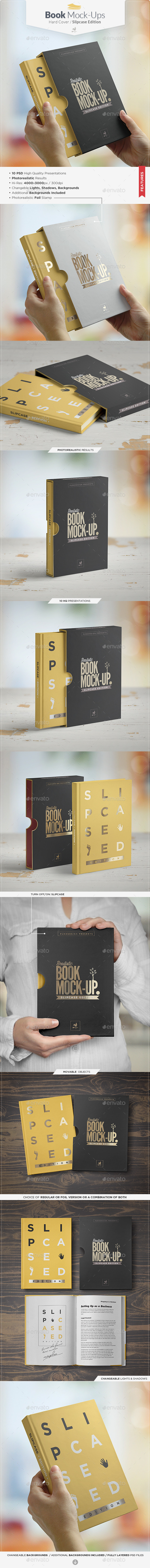 Book Mock-up Slipcase Edition Book Mock-up Slipcase Edition