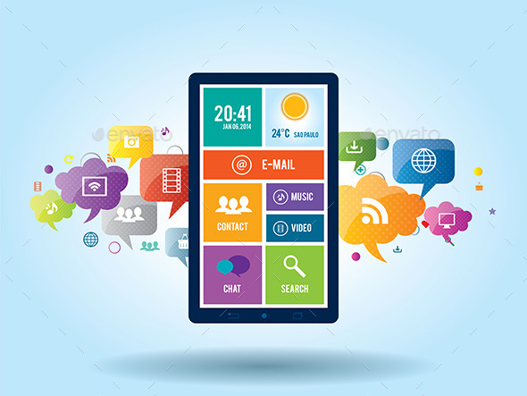 GraphicRiver Mobile Communication by the Smart Phone 9332815 GraphicRiver Mobile Communication by the Smart Phone 9332815