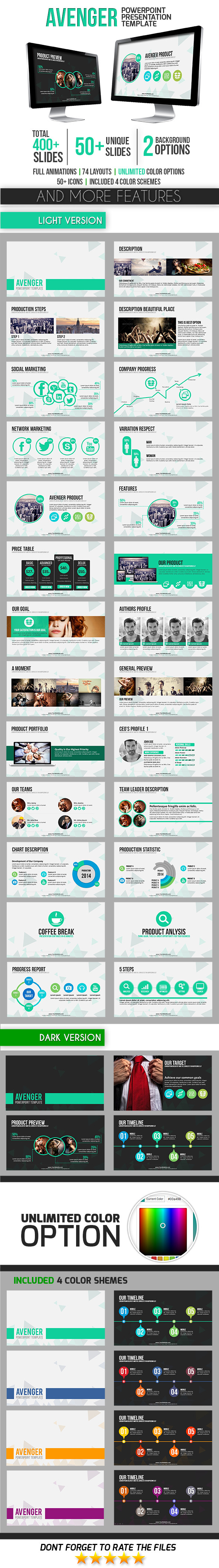 Avenger PowerPoint Template Avenger PowerPoint Template
