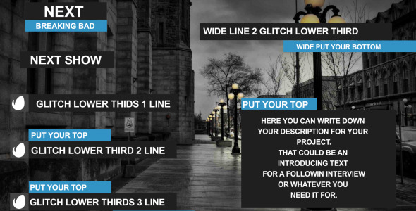 Glitch Lower Third Glitch Lower Third