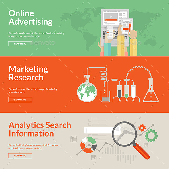 Flat Design Concepts for Marketing Flat Design Concepts for Marketing