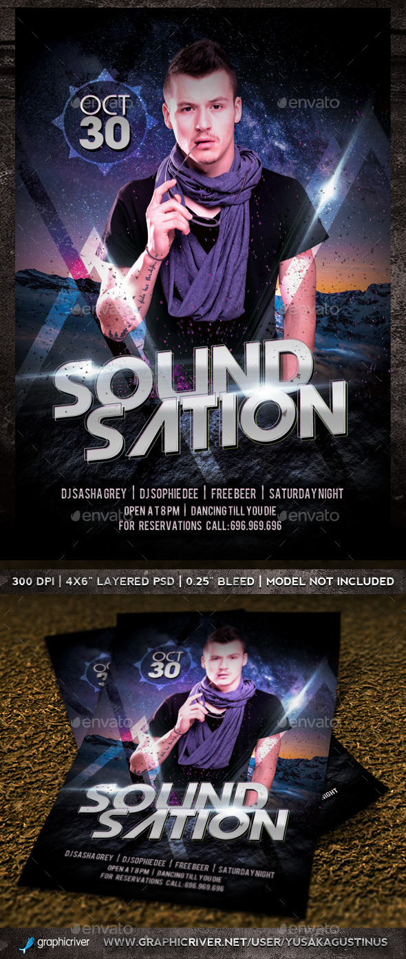 Soundsation Flyer (Clubs & Parties)