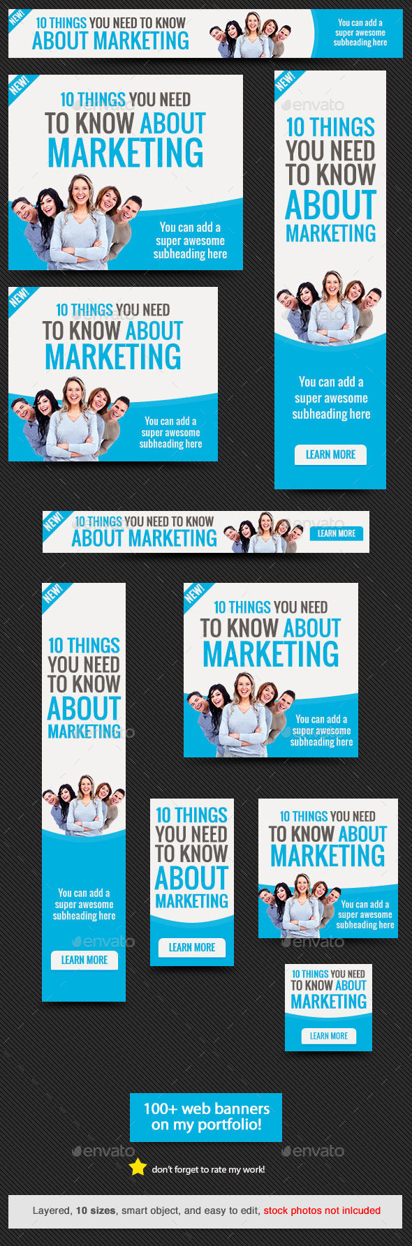 Corporate Web Banner Design Template 54 Corporate Web Banner Design Template 54