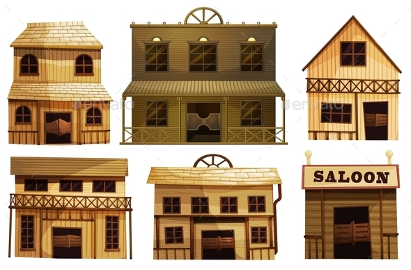 GraphicRiver Saloon Bars in the West 9336722 GraphicRiver Saloon Bars in the West 9336722