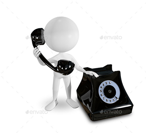 White Man on a Black Telephone White Man on a Black Telephone