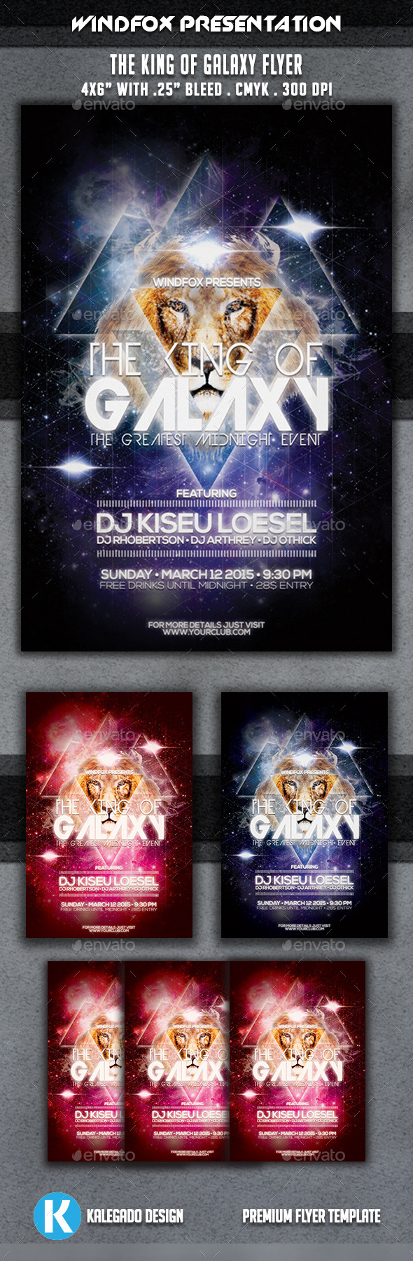GraphicRiver The King of Galaxy Flyer 9337283 GraphicRiver The King of Galaxy Flyer 9337283