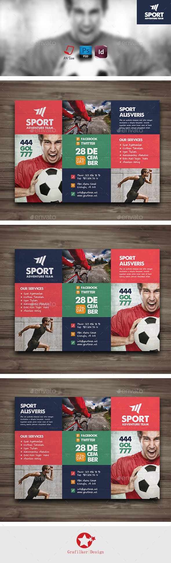 GraphicRiver Sport Flyer Templates 9337804 GraphicRiver Sport Flyer Templates 9337804