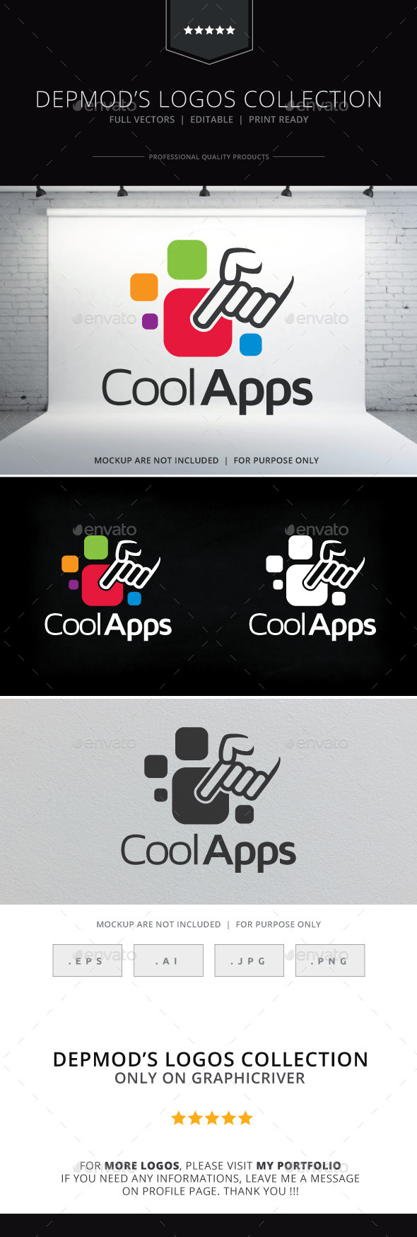 GraphicRiver Cool Apps Logo 9338553 GraphicRiver Cool Apps Logo 9338553