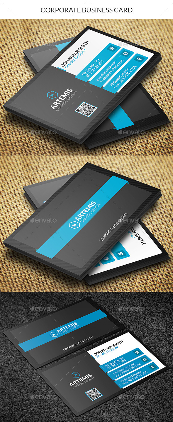 GraphicRiver Corporate Business Card 9338812 GraphicRiver Corporate Business Card 9338812